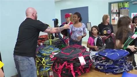 Book bag, school supply distributions held in Miami, Wilton Manors ahead of start of classes